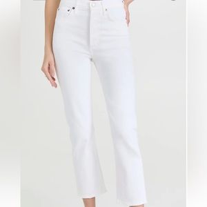 Agolde Riley. NWT. White Size 24